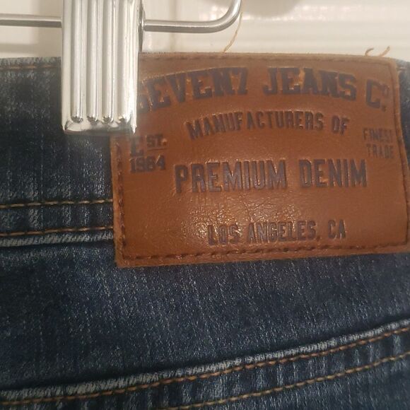 Mens seven brand jeans size 34 30 - Picture 2 of 12